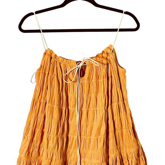 Mon Renn Zest Midi Dress in Papaya New with tag - Picture 4 of 9